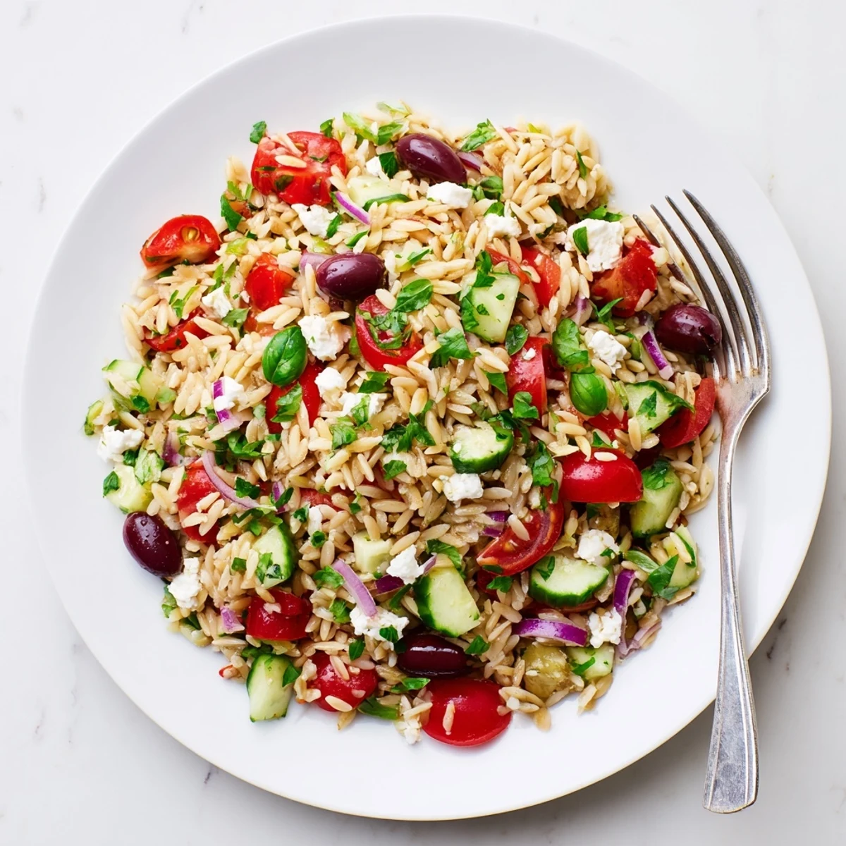 Mediterranean Orzo Pasta Salad