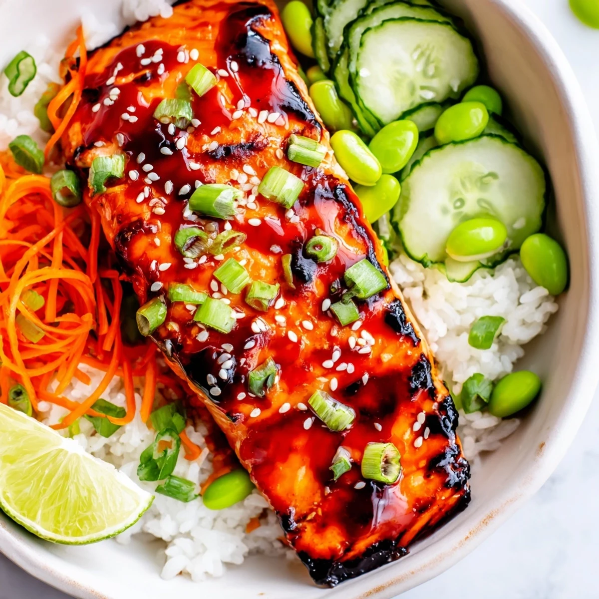 Sriracha Honey Glazed Salmon