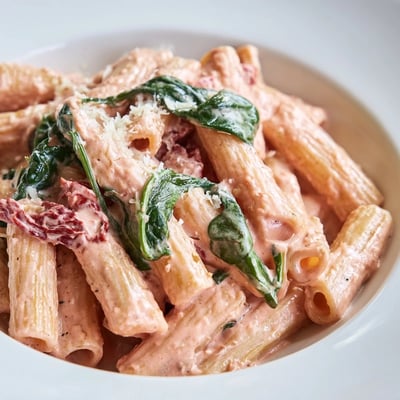 Creamy Sun Dried Tomato Pasta