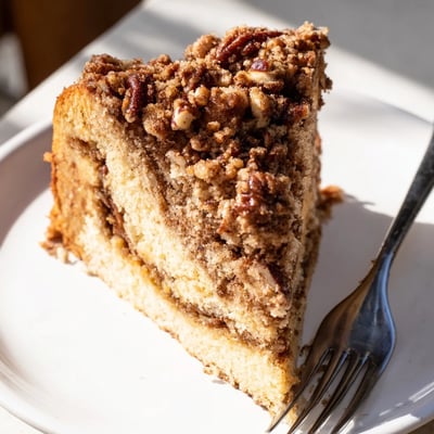 Cinnamon Pecan Crunch Cake