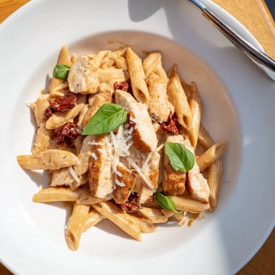 Creamy Sun Dried Tomato Chicken Pasta